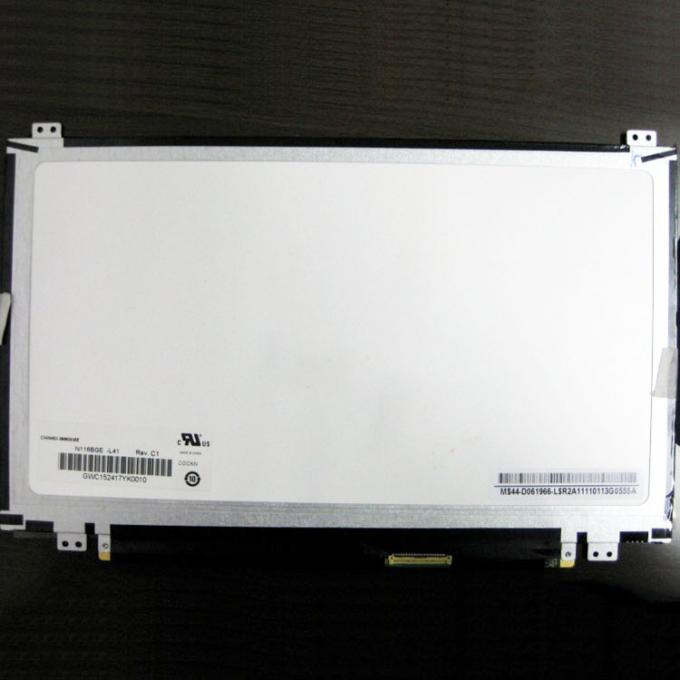 1366x768 gebruikte LCD Comité/11,6 de Speld van het Duimscherm N116BGE L41 LVDS 40